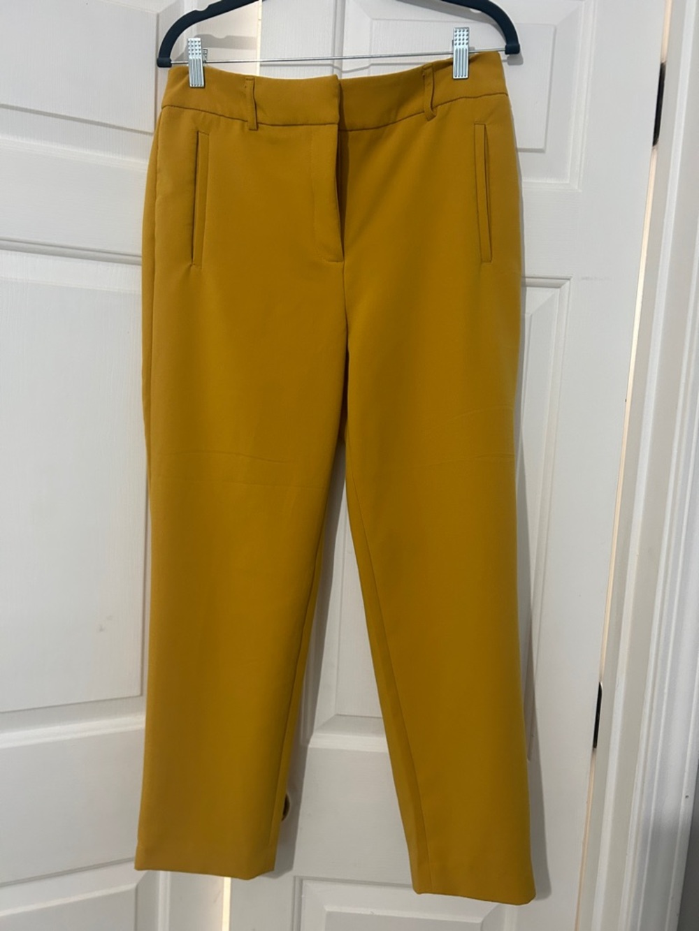 Dalia Mustard Yellow Tailored Women's Pants size 6